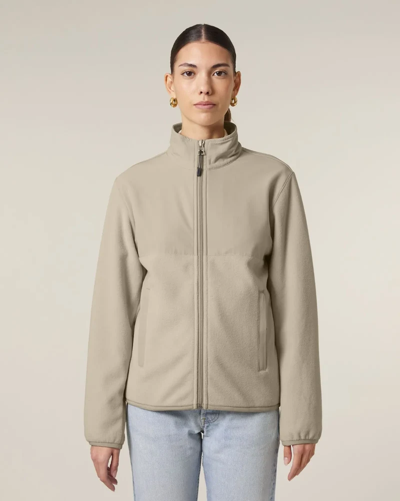 Fleecejacke unisex 100% recycelt Stanley/Stella Trekker zum Personalisieren