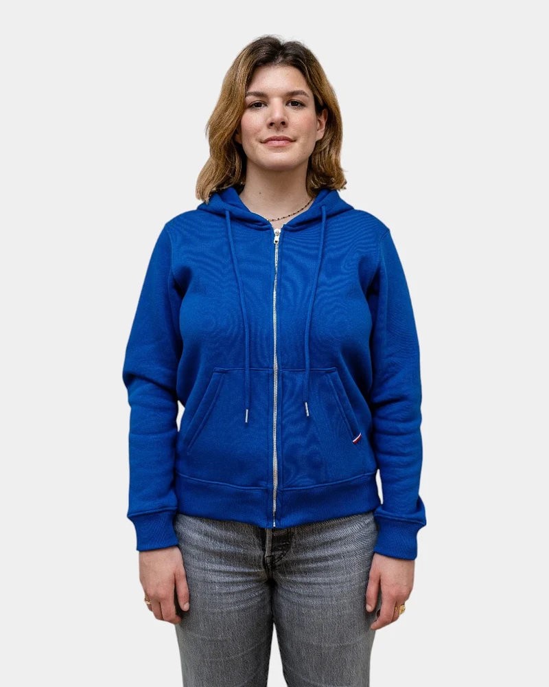 Damen-Zip-Hoodie aus Fleece zum Personalisieren