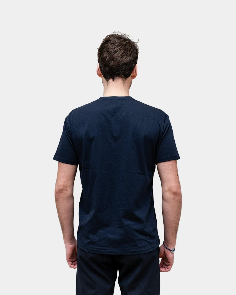 Herren-T-Shirt mit V-Ausschnitt Made in France zum Personalisieren