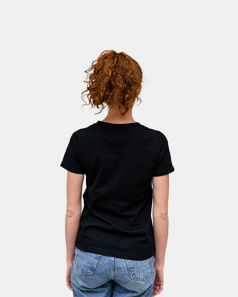 Damen-T-Shirt mit V-Ausschnitt Made in France zum Personalisieren