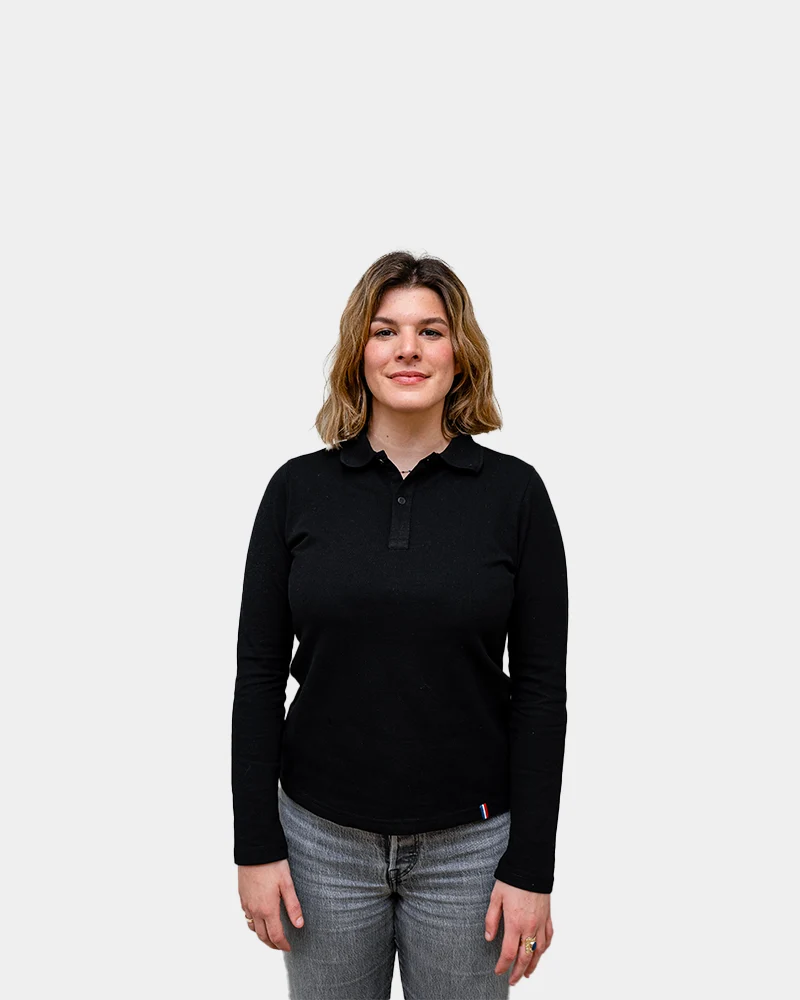 Langarm-Poloshirt für Damen zum Personalisieren