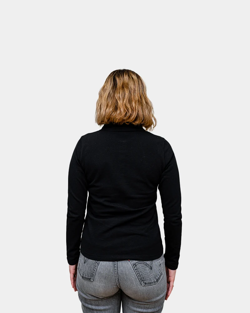 Langarm-Poloshirt für Damen zum Personalisieren