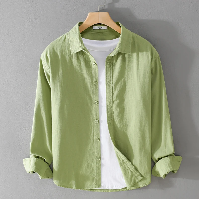 Herren Leichtes Layering-Hemd mit innenliegendem Jersey-Einsatz und entspanntem Schnitt Drune