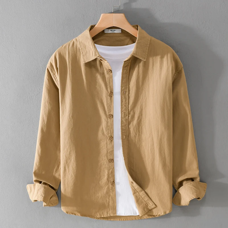 Herren Leichtes Layering-Hemd mit innenliegendem Jersey-Einsatz und entspanntem Schnitt Drune