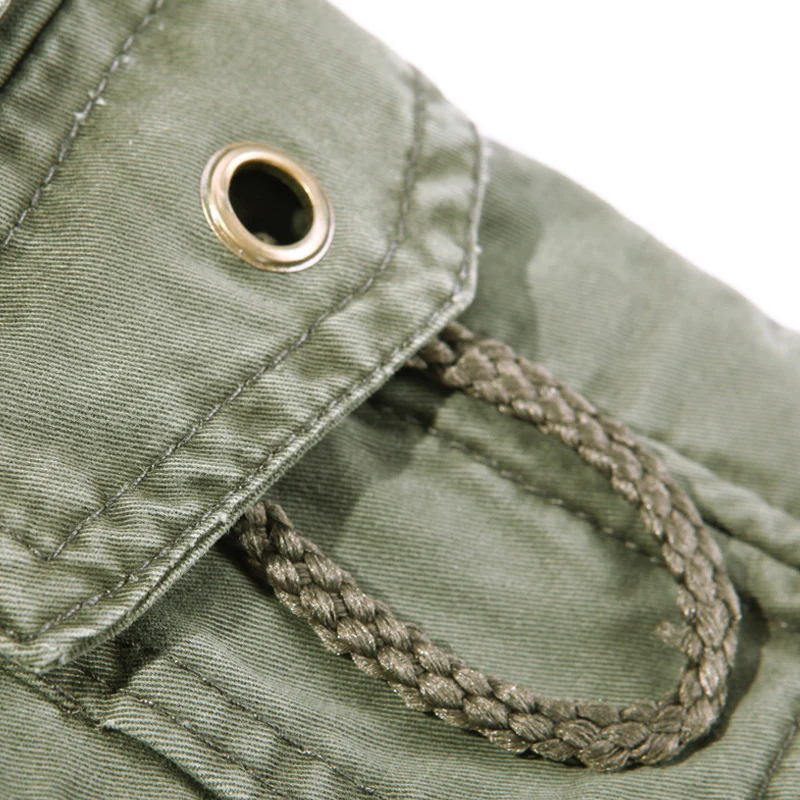 Herren Robuste Cargo-Arbeitshose mit Mehrfach‑Taschen, Kniefalten und Relaxed‑Fit Drune