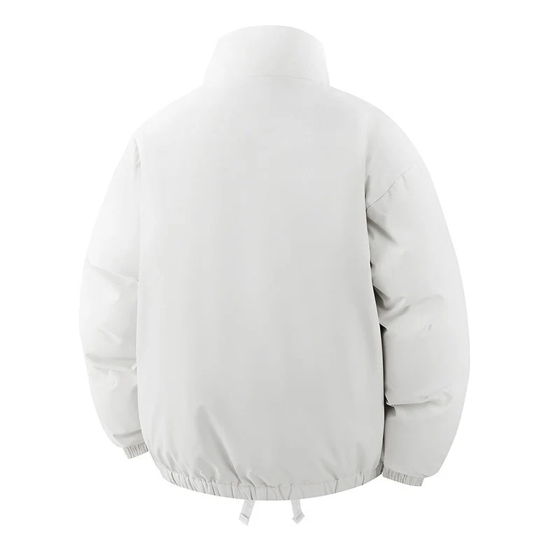 Herren Oversized Thermo‑Steppjacke mit hohem Kragen, Reißverschluss und Tunnelzug Drune