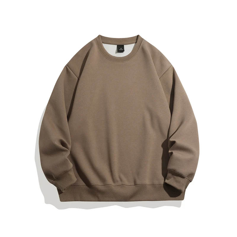 Herren Oversize Rundhals‑Sweatshirt mit tiefem Sitz, Raglanärmeln und gerippten Bündchen Drune