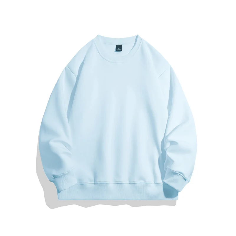 Herren Oversize Rundhals‑Sweatshirt mit tiefem Sitz, Raglanärmeln und gerippten Bündchen Drune