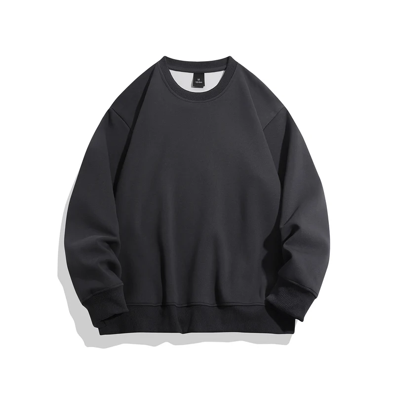 Herren Oversize Rundhals‑Sweatshirt mit tiefem Sitz, Raglanärmeln und gerippten Bündchen Drune