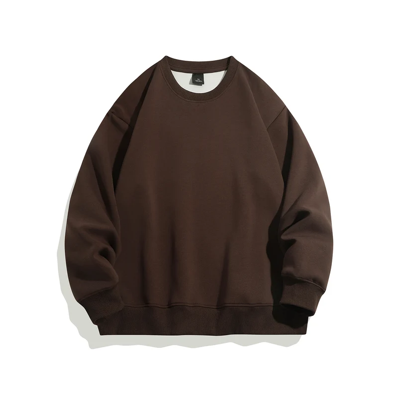 Herren Oversize Rundhals‑Sweatshirt mit tiefem Sitz, Raglanärmeln und gerippten Bündchen Drune