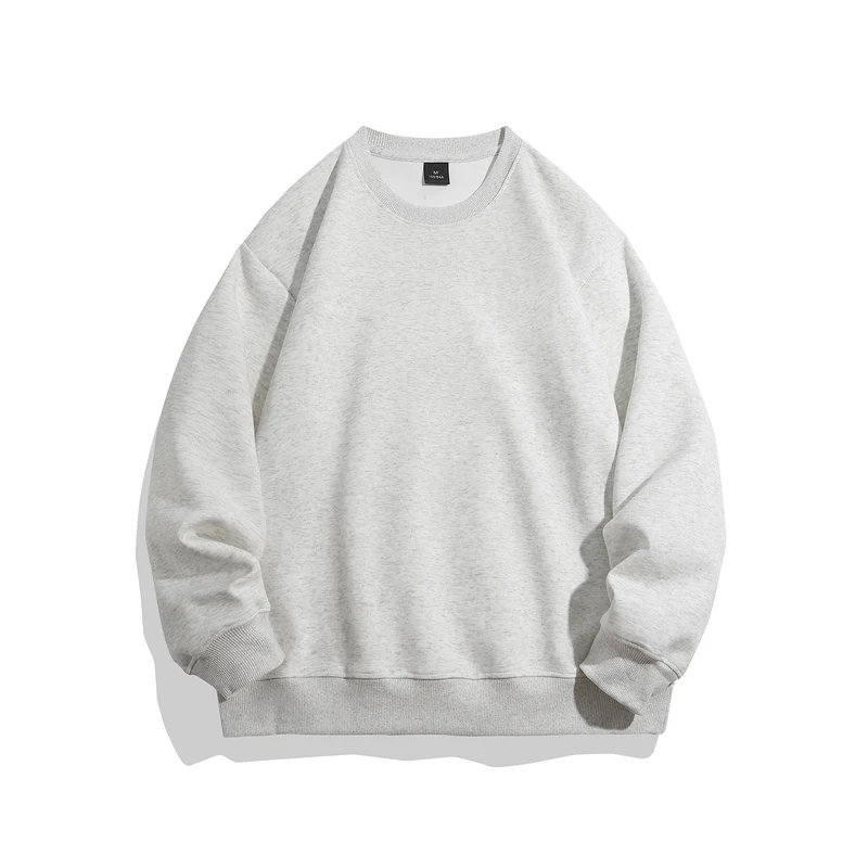 Herren Oversize Rundhals‑Sweatshirt mit tiefem Sitz, Raglanärmeln und gerippten Bündchen Drune