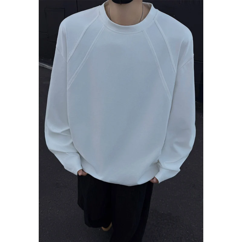 Herren Oversize Rundhals‑Sweatshirt mit Raglanärmeln und cleanem Minimaldesign Drune
