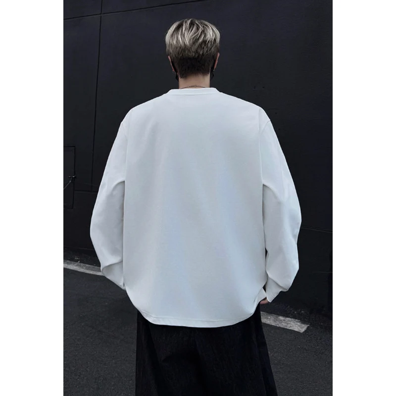 Herren Oversize Rundhals‑Sweatshirt mit Raglanärmeln und cleanem Minimaldesign Drune
