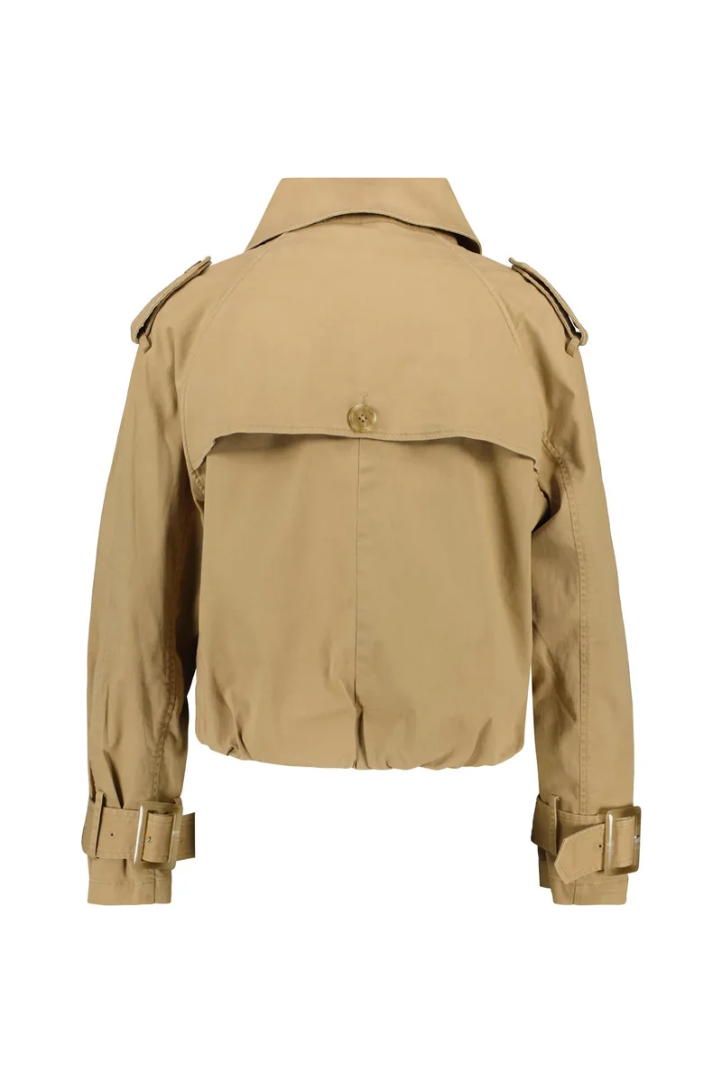 Trench-Jacke aus Baumwolle