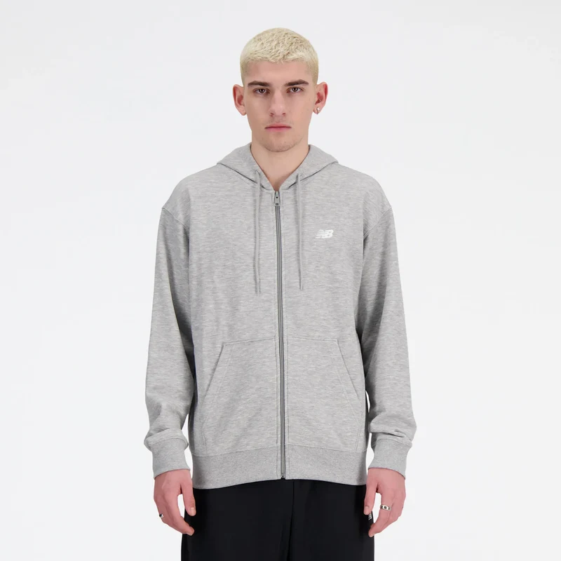 Sweatshirtjacke aus Baumwollmix