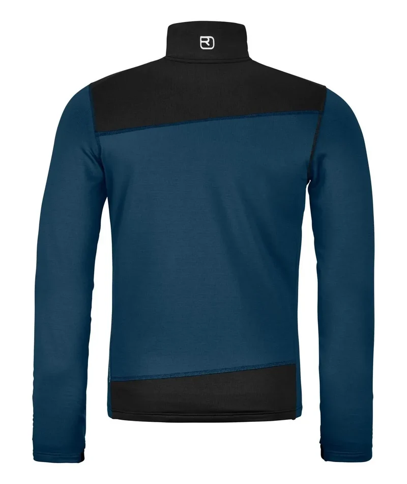 Fleecejacke mit Stehkragen