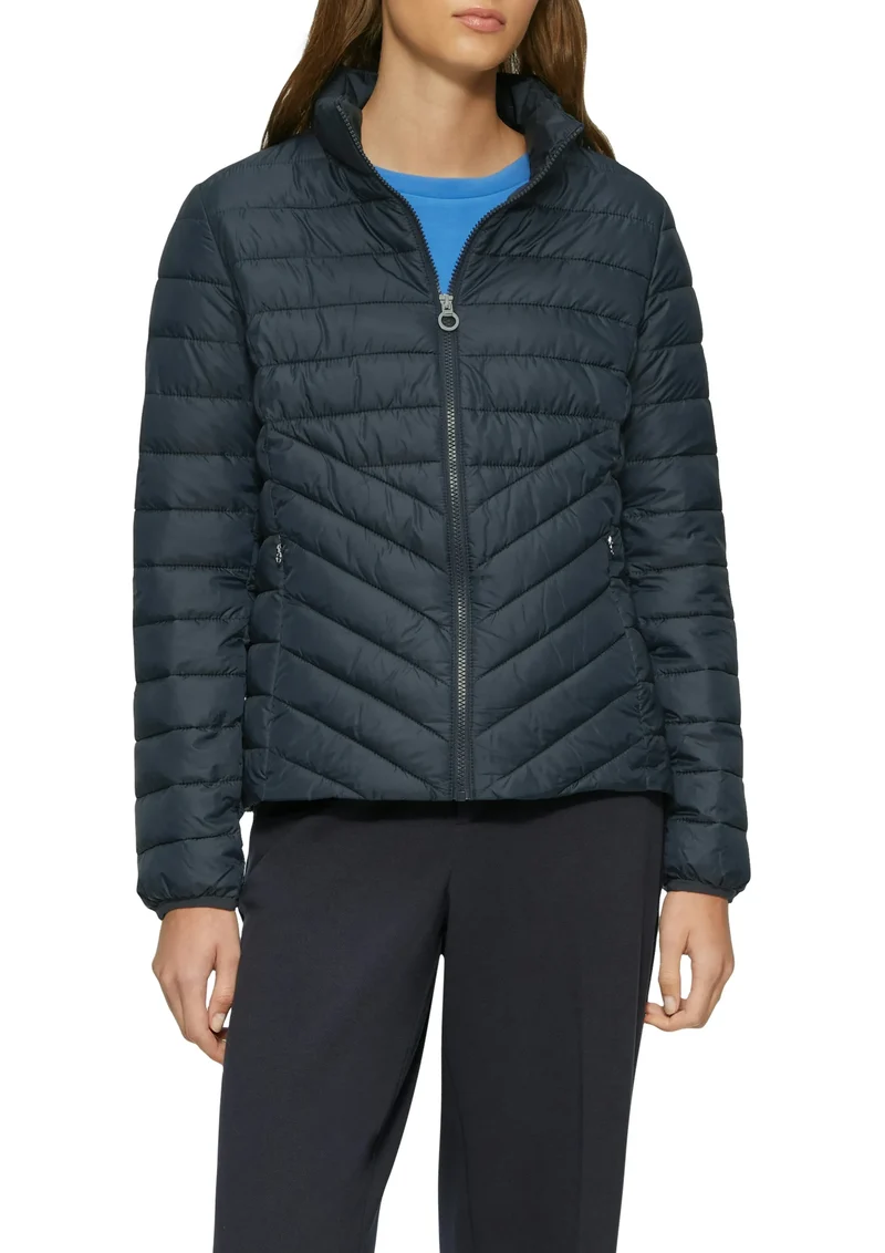 Steppjacke mit Stehkragen