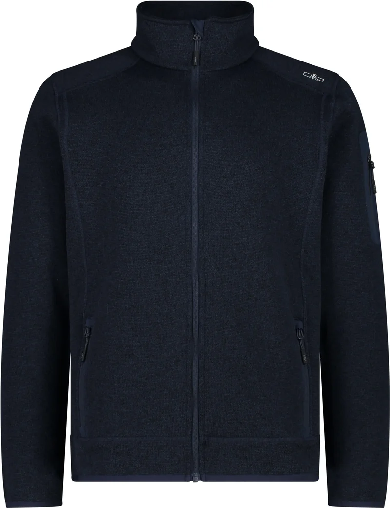 Fleecejacke mit Stehkragen