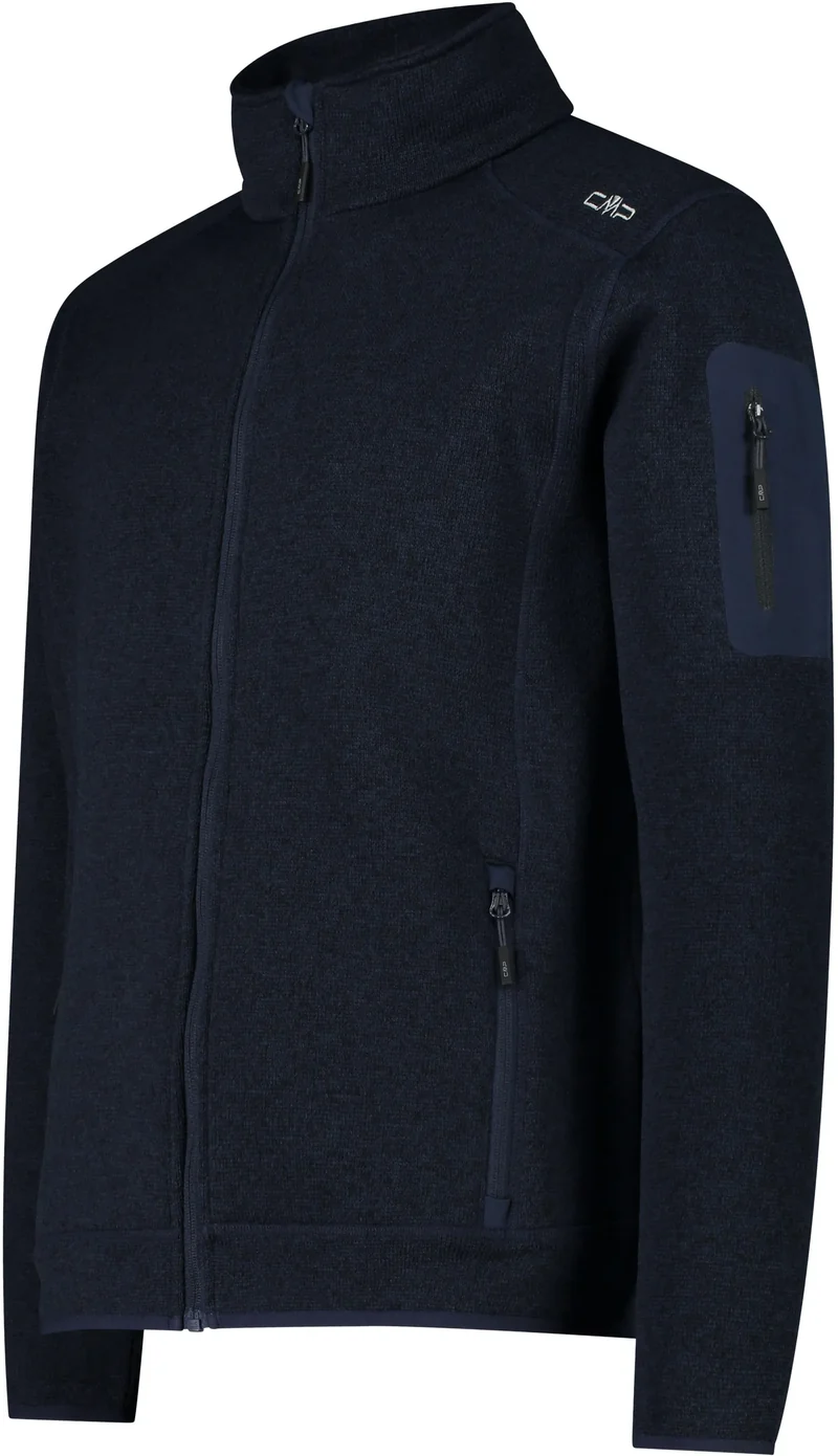 Fleecejacke mit Stehkragen