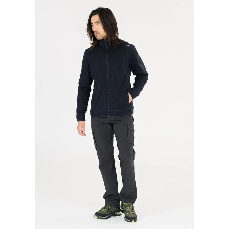 Fleecejacke mit Stehkragen