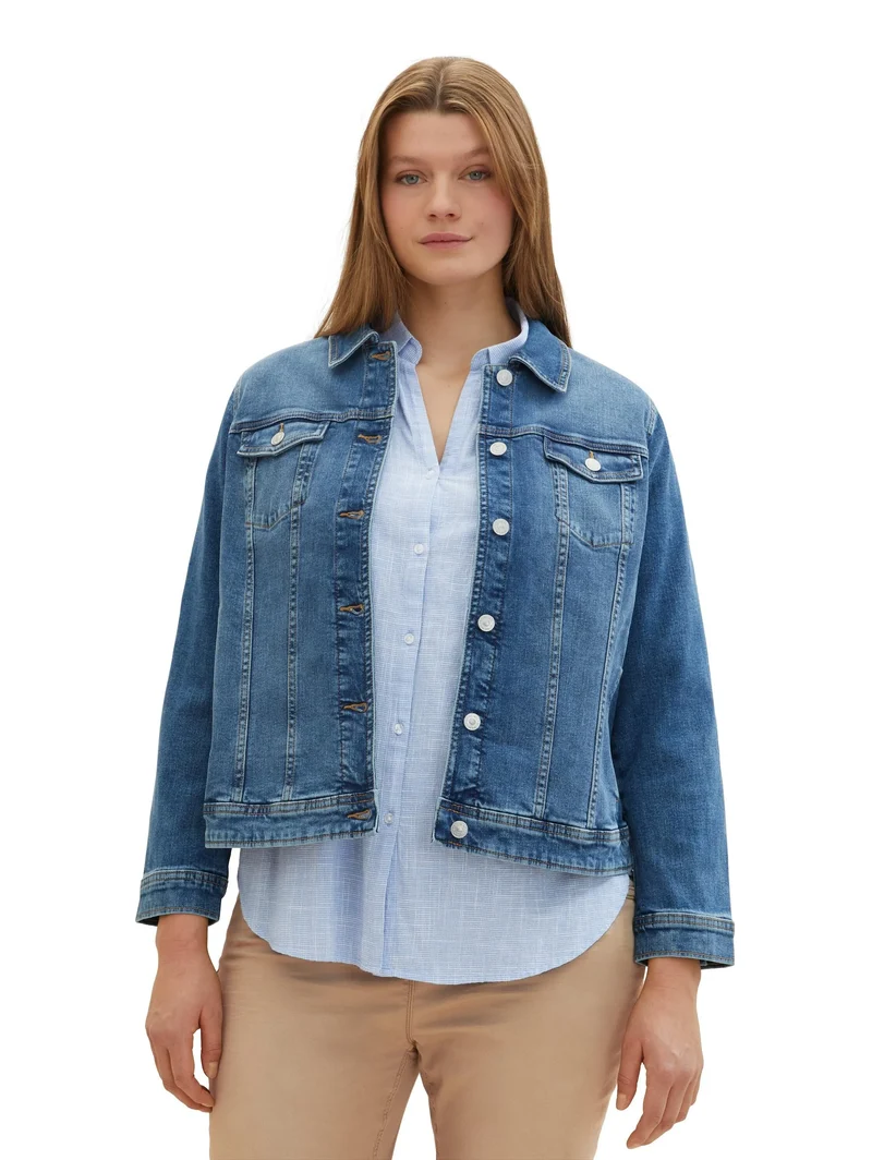 Jeansjacke aus Baumwolle