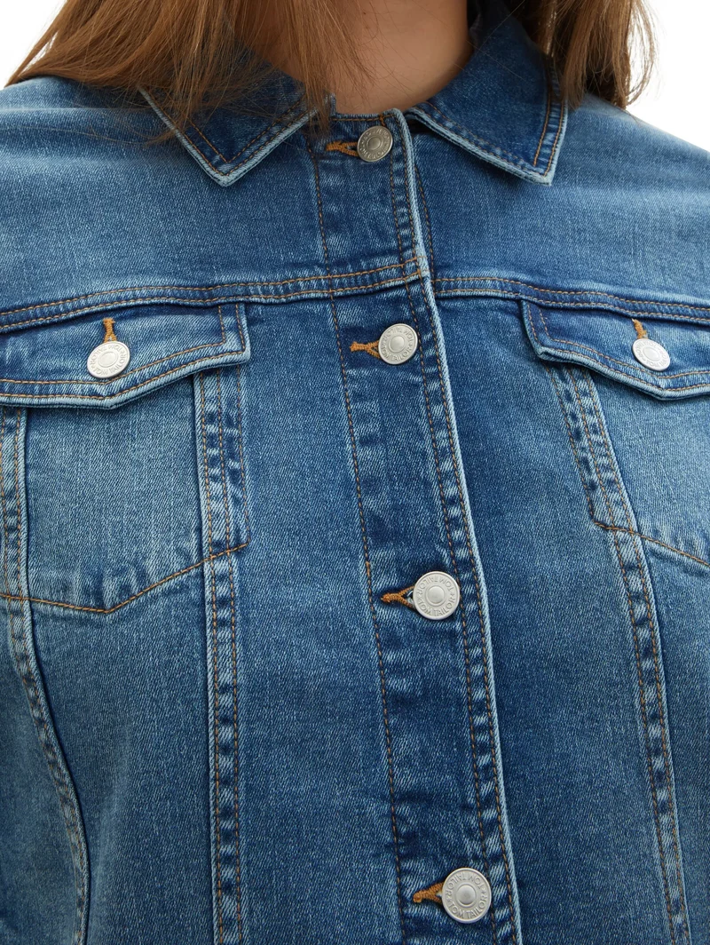 Jeansjacke aus Baumwolle