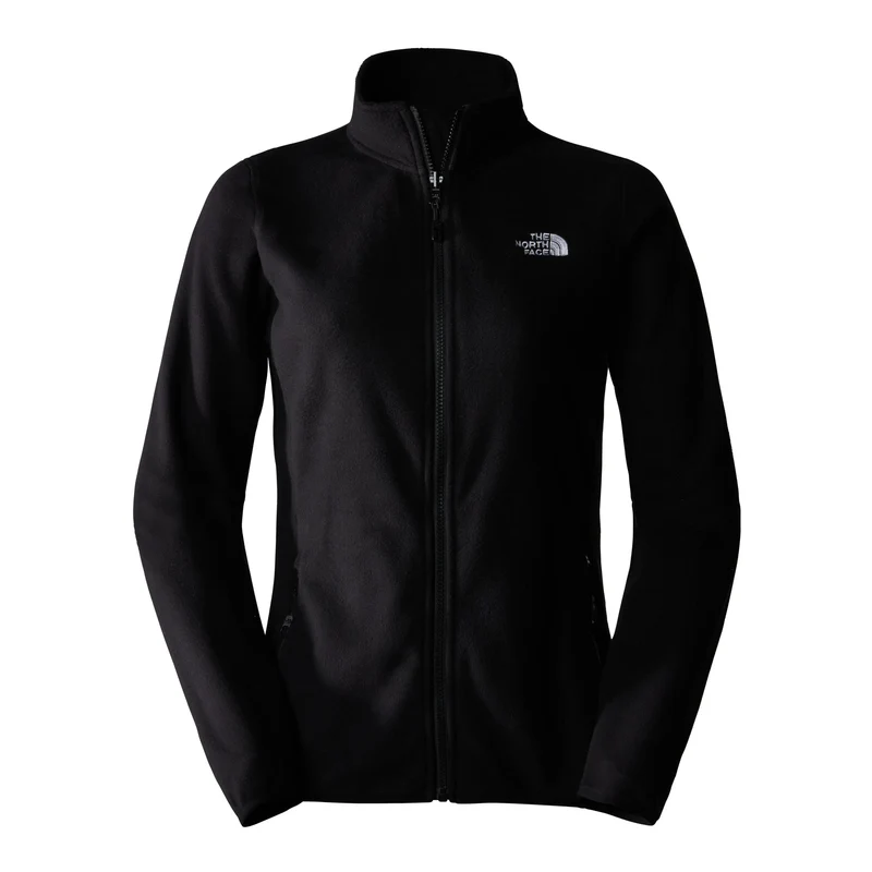 Fleecejacke mit Stehkragen