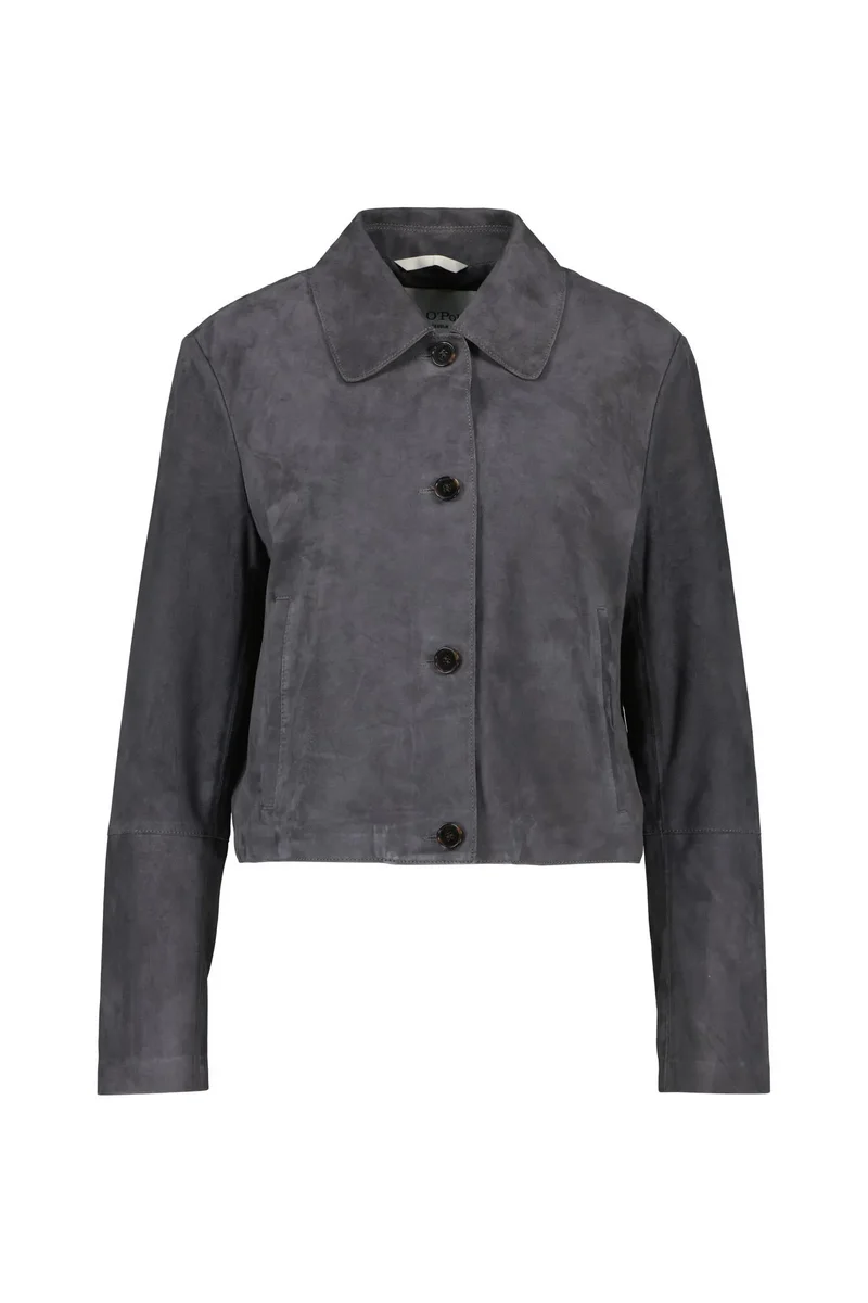 Overshirt aus Leder