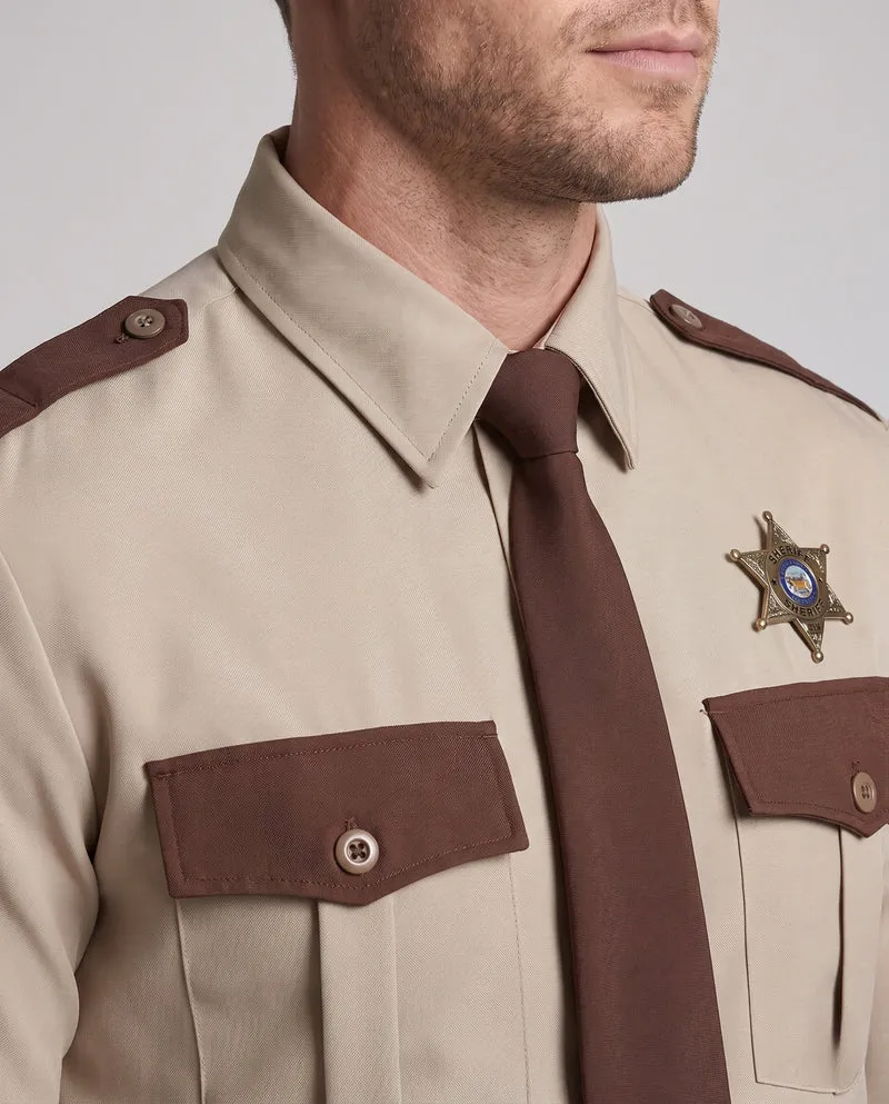 Männer Polizeikostüm mit Zubehör Drune