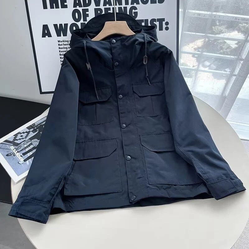Damen funktionale Outdoor-Jacke mit mehreren aufgesetzten Taschen Drune