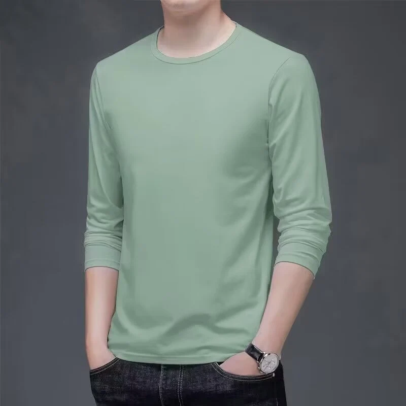 Herren Langarmshirt mit eleganter Textur Drune