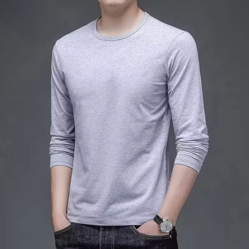 Herren Langarmshirt mit eleganter Textur Drune