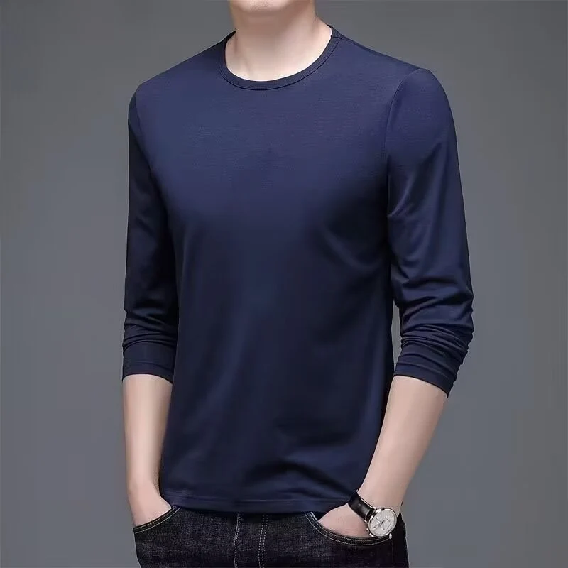 Herren Langarmshirt mit eleganter Textur Drune