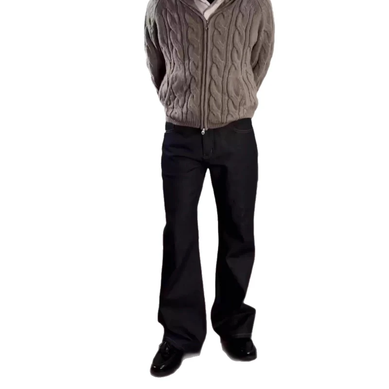 Herren Weitgeschnittene Denim-Jeans Drune