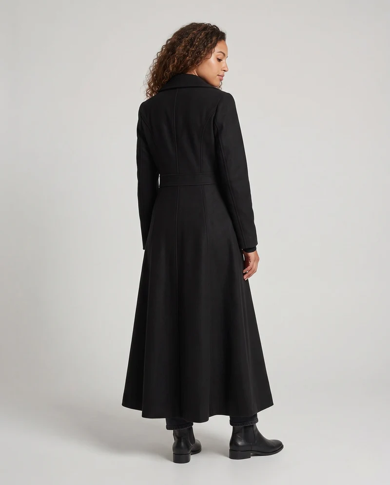 Damen Eleganter und modischer Maxi-Mantel Drune