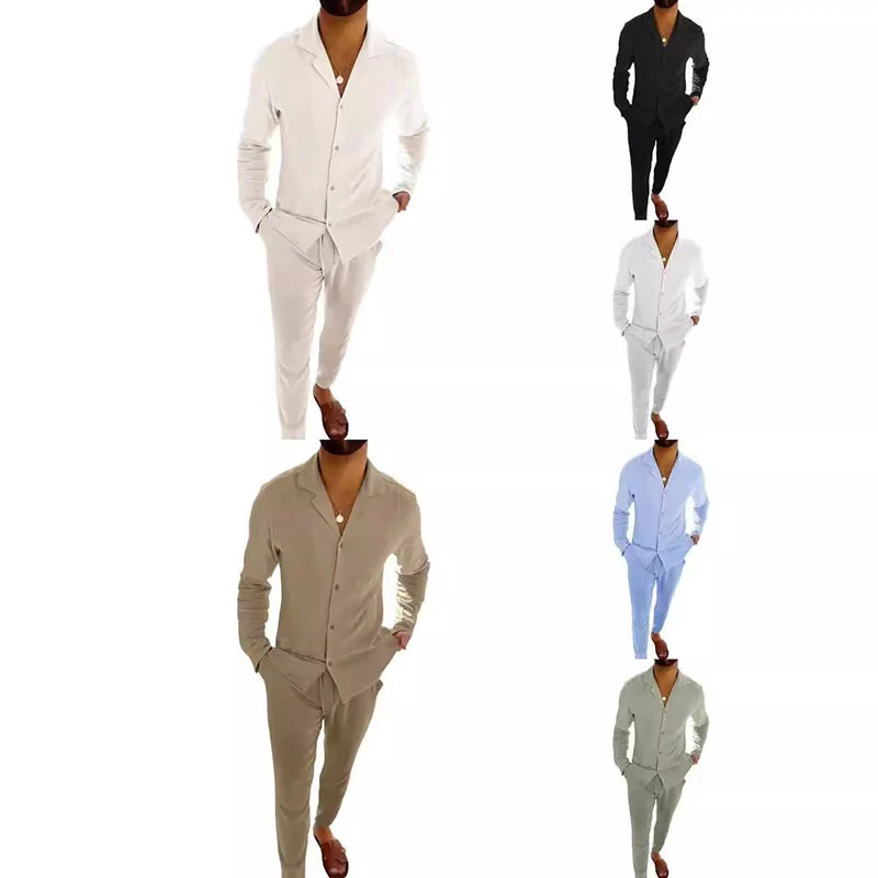 Herren modisches und bequemes Schlafanzugset Drune