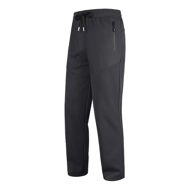 Herren Athletische Freizeit-Jogginghose mit Elastikbund, Reißverschlusstasche & ergonomischen Teilungsnähten Drune