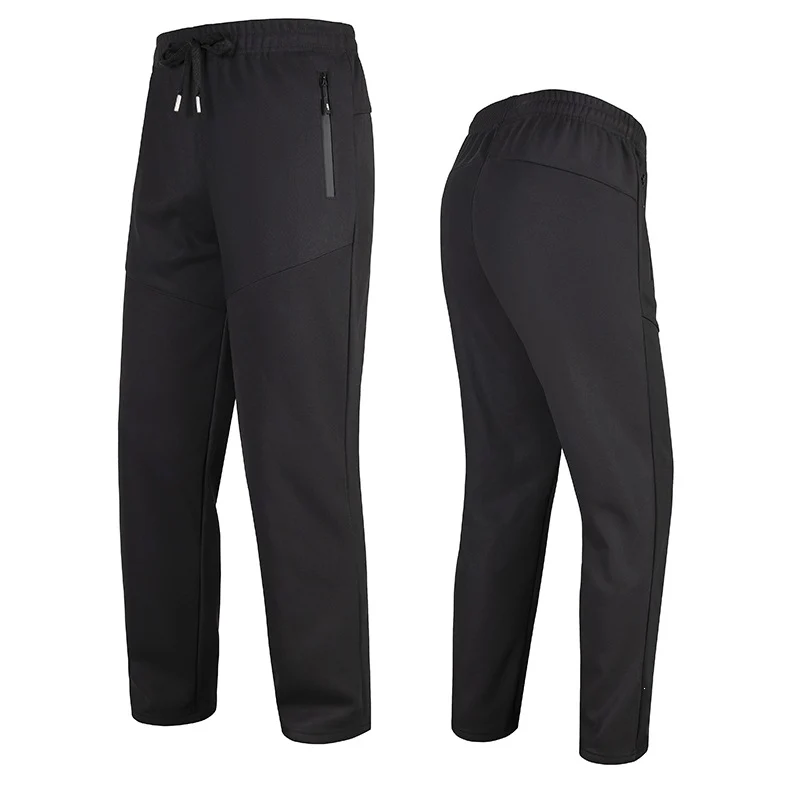 Herren Athletische Freizeit-Jogginghose mit Elastikbund, Reißverschlusstasche & ergonomischen Teilungsnähten Drune