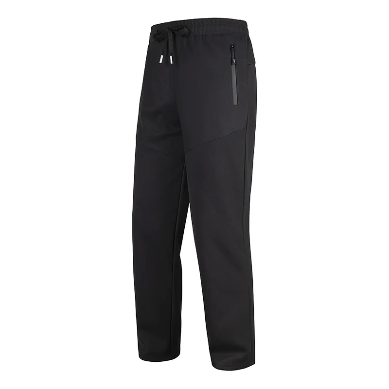 Herren Athletische Freizeit-Jogginghose mit Elastikbund, Reißverschlusstasche & ergonomischen Teilungsnähten Drune