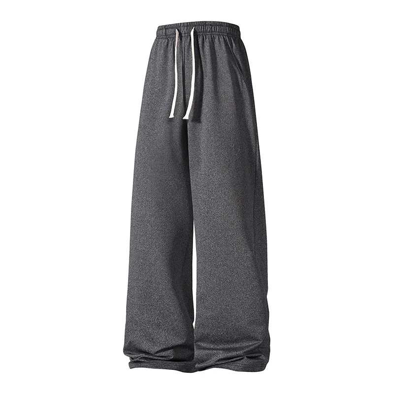 Damen Weite Palazzo-Hose mit elastischem Tunnelzugbund und fließender Satinoptik Drune