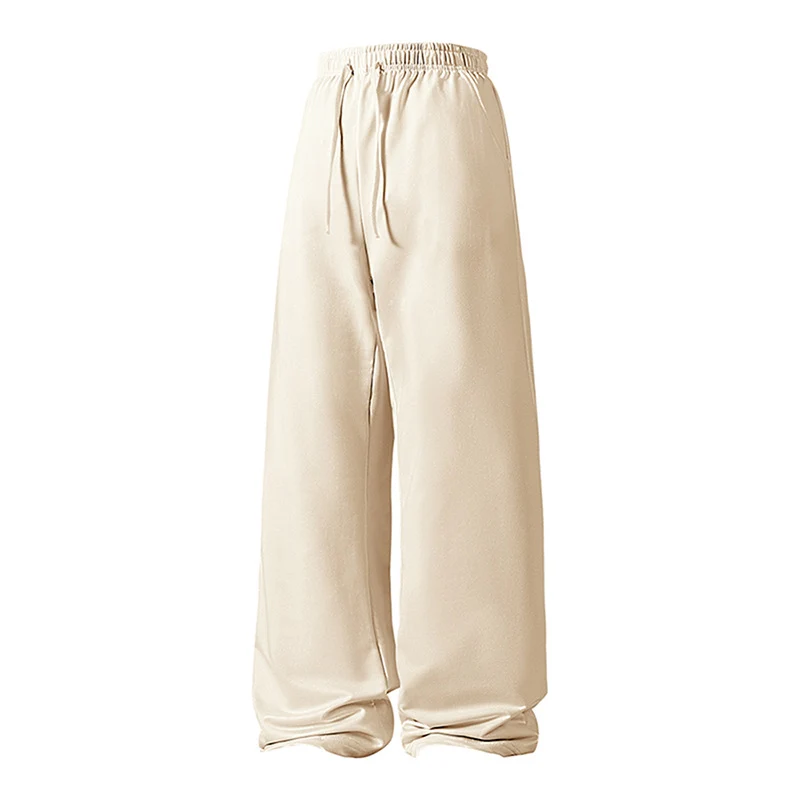Damen Weite Palazzo-Hose mit elastischem Tunnelzugbund und fließender Satinoptik Drune