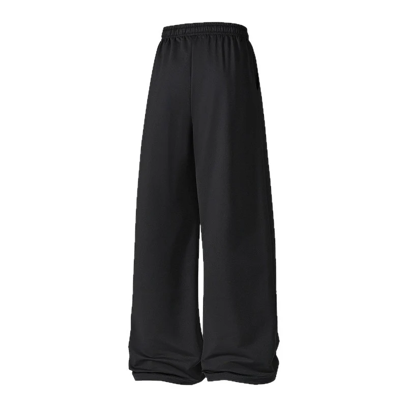 Damen Weite Palazzo-Hose mit elastischem Tunnelzugbund und fließender Satinoptik Drune