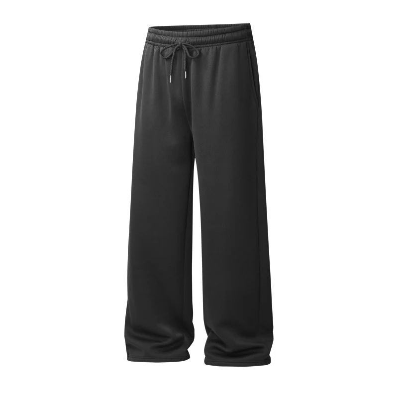 Damen weite Lounge‑Hose mit elastischem Bund, Kordelzug & flauschigem Fleece‑Innenfutter Drune