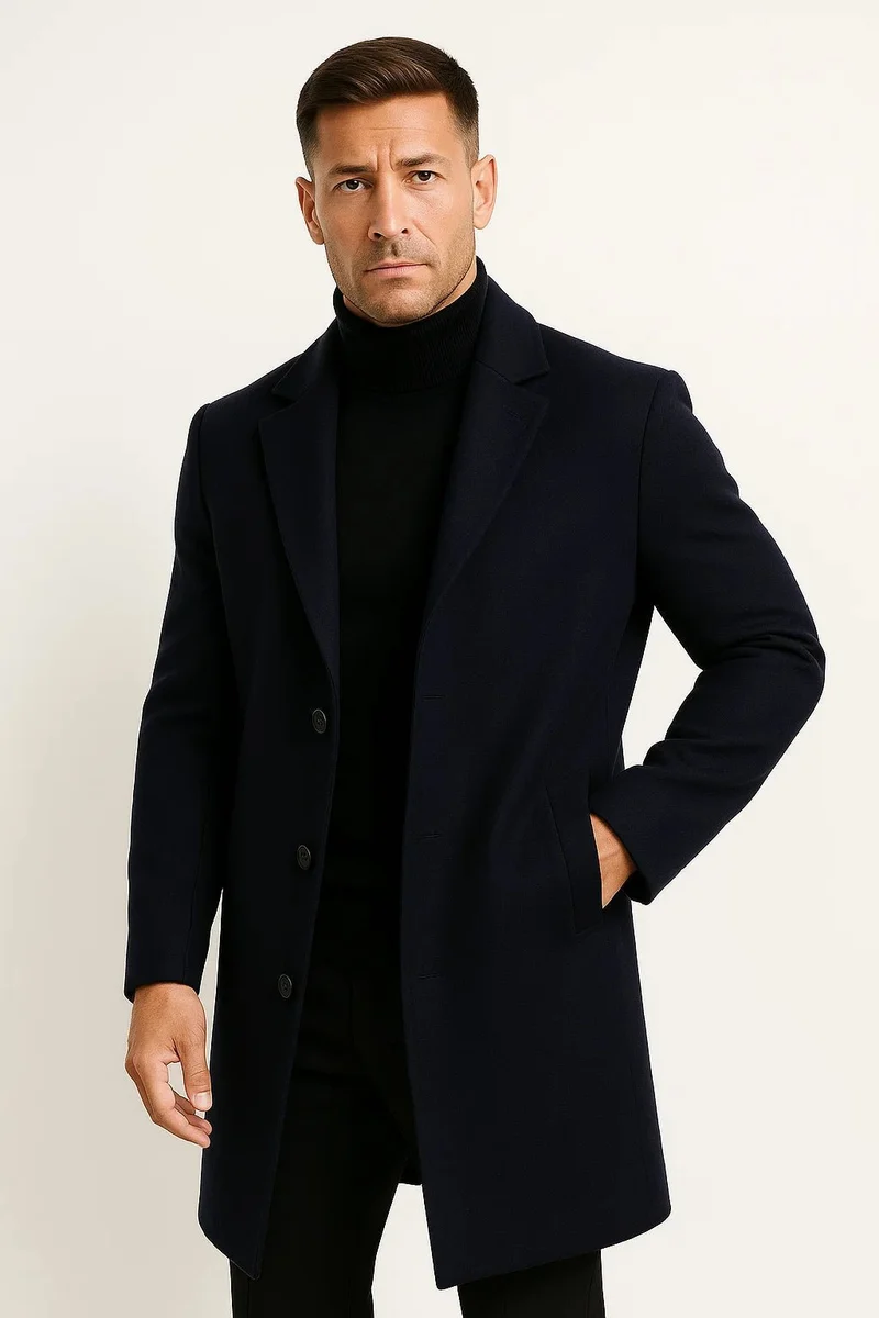 Ethan | Timeless And Sophisticated Mid-Length Trench Coat