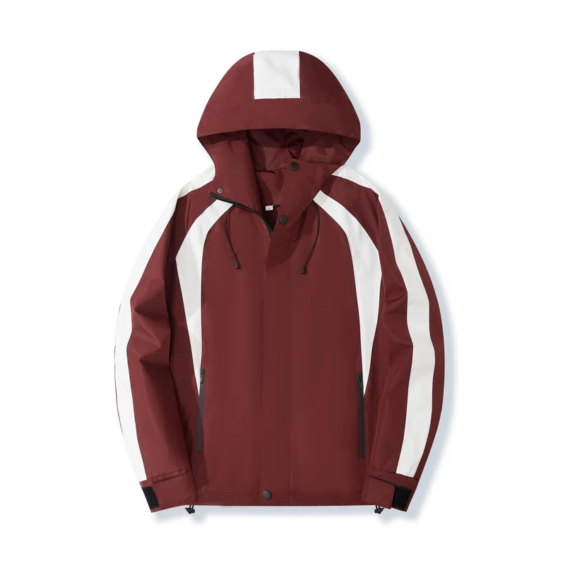 Damen Urbaner Kapuzen-Anorak mit kontrastierenden Bahnen, Mesh-Futter & verstellbarem Saum Drune