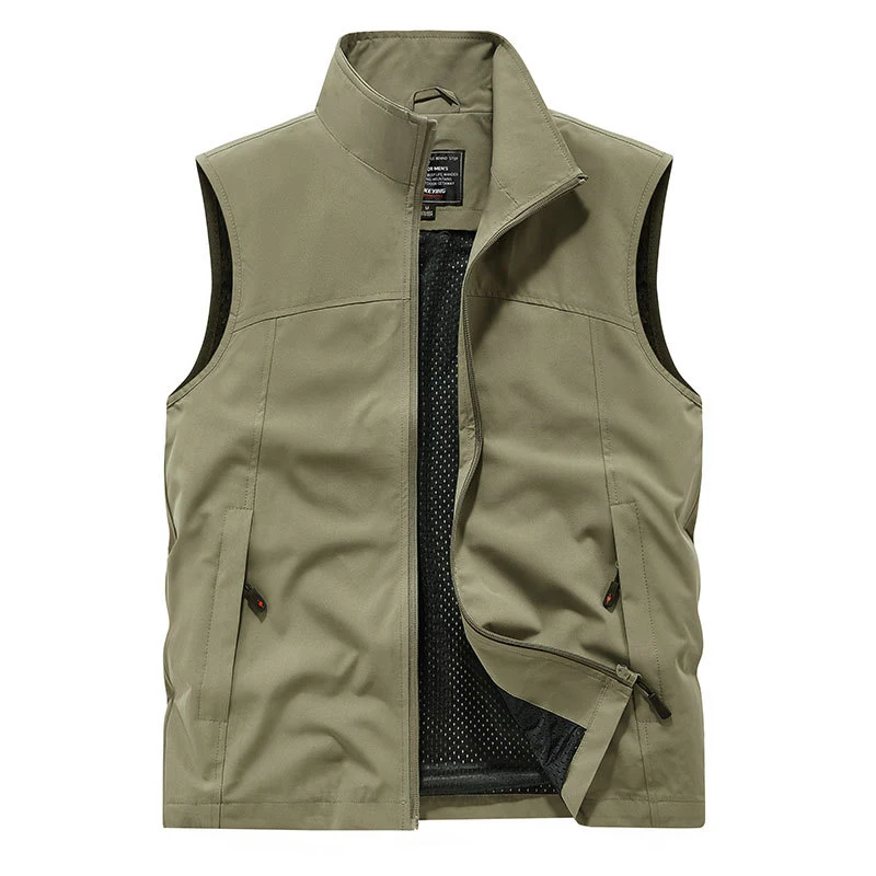 Damen Softshell‑Weste mit Meshfutter wind- und wasserabweisend Stehkragen und Frontreißverschluss Drune