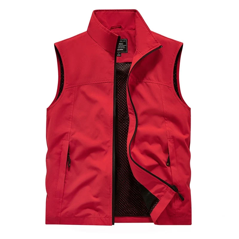 Damen Softshell‑Weste mit Meshfutter wind- und wasserabweisend Stehkragen und Frontreißverschluss Drune