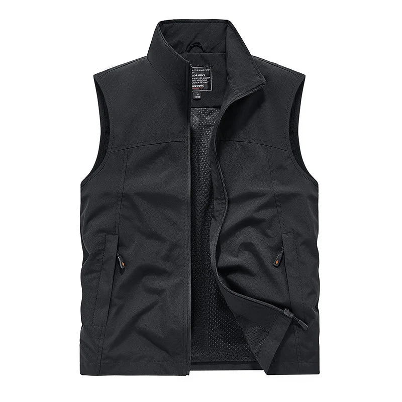 Damen Softshell‑Weste mit Meshfutter wind- und wasserabweisend Stehkragen und Frontreißverschluss Drune