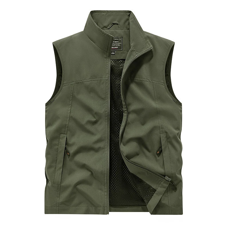 Damen Softshell‑Weste mit Meshfutter wind- und wasserabweisend Stehkragen und Frontreißverschluss Drune