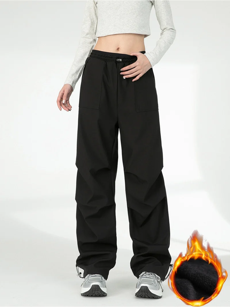 Damen Kapuzen-Utility-Parka mit wasserdichter Membran, großen Fronttaschen & verstellbarem Saum Drune